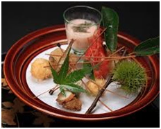 Japanese Kaiseki, a multi-course dinner composed of 